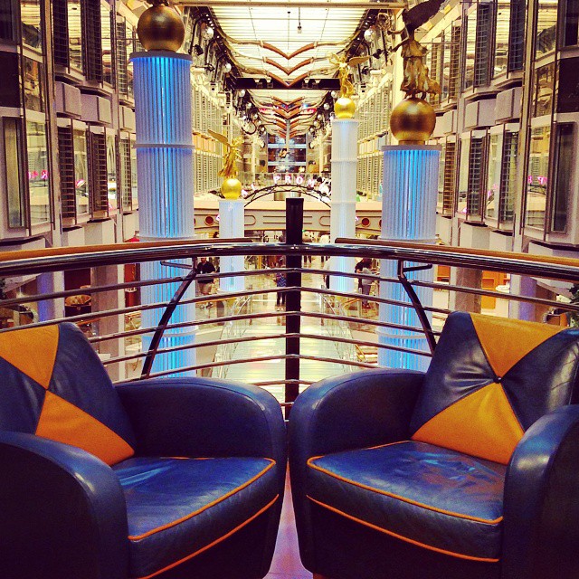 Onboard the updated . Checknout @royalcaribbeanblog for some of my pics!