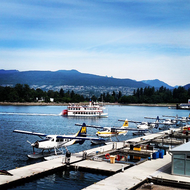 Ferry? Paddle boat? Float plane? Oh my! Lots of transportation options in Vancouver.