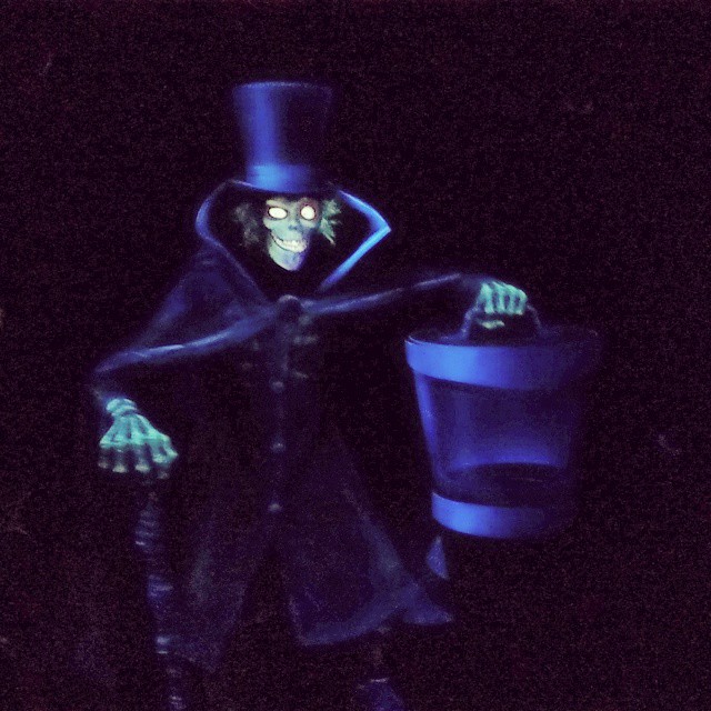 The infamous Hat Box Ghost... Appearing daily @disneyland